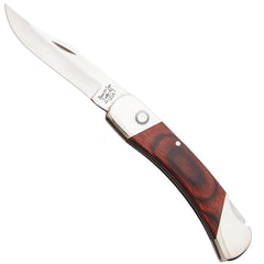 Bear & Son Knife - Rosewood Handle Steel Blade Automatic Lockback, 5 inch | BS2A97R