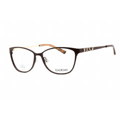 Bebe Women's Eyeglasses - Topaz Rectangular Shape Metal Frame Clear Lens | BB5171 200