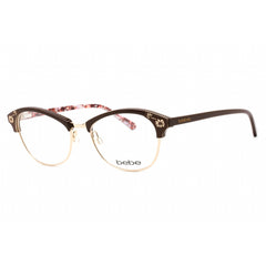 Bebe Women's Eyeglasses - Topaz Rectangular Shape Plastic Frame Clear Lens | BB5162 200