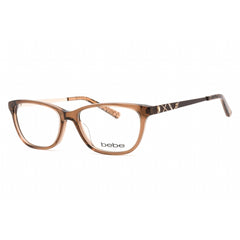 Bebe Women's Eyeglasses - Topaz Rectangular Shape Plastic Frame Clear Lens | BB5170 200