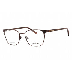 Bebe Women's Eyeglasses - Topaz Rectangular Shape Plastic Frame Clear Lens | BB5200 200