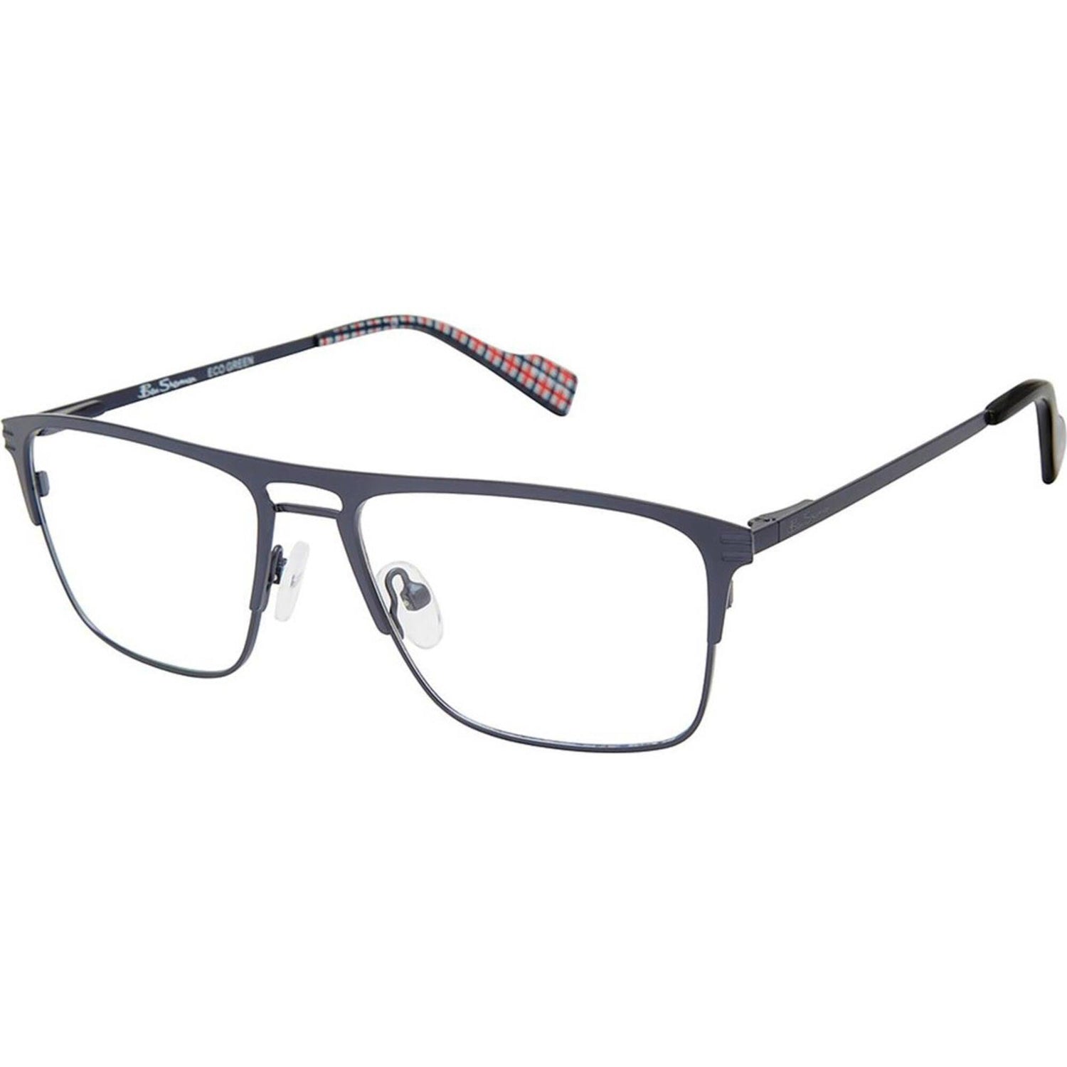 Ben Sherman Men's Eyeglasses - Demo Lens Navy Rectangular Frame ...