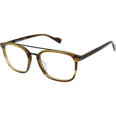 Ben Sherman Men's Eyeglasses - Demo Lens Olive Horn Plastic Frame | BSHANOVER C03