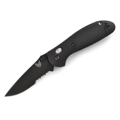 Benchmade Folding Knife - Mini Griptilian Black Serrated Edge Blade | 556SBK-S30V
