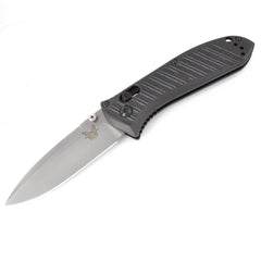Benchmade Folding Knife - Mini Presidio II Plain Edge Blade CF-Elite Handle | 575-1