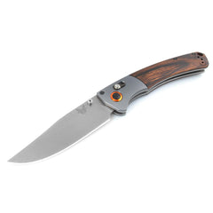 Benchmade Knife - Crooked River Stabilized Wood Handle Split Arrow Clip | 15080-2
