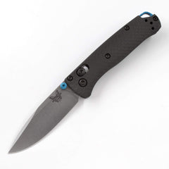 Benchmade Pocket Knife - Mini Bugout Black Carbon Fiber Handle Drop-point | 533-3