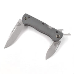 Benchmade Pocket Knife - Weekender Grey G10 Handle Slip-Joint Multi-Blade | 317