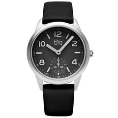 BIA Women's Quartz Watch - Suffragette Black Dial Soft Genuine Leather Strap | B1002