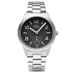 BIA Women's Quartz Watch - Suffragette Black Dial Stainless Steel Bracelet | B1001