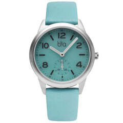 BIA Women's Quartz Watch - Suffragette Blue Dial Soft Genuine Leather Strap | B1010