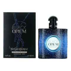Black Opium by Yves Saint Laurent, 1.6 oz Eau De Parfum Spray Intense for Women