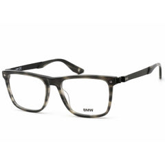 BMW Men's Eyeglasses - Grey Square Full Rim Frame Clear Demo Lens | BW5002-H 020