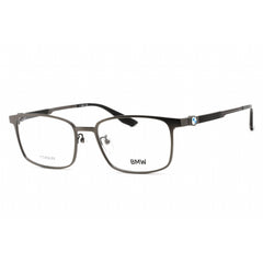 BMW Men's Eyeglasses - Matte Dark Ruthenium Metal Rectangular Frame | BW5049-H 013