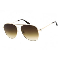 BMW Men's Sunglasses - Brown Gradient Lens Full Rim Aviator Frame | BW0028-D 32P