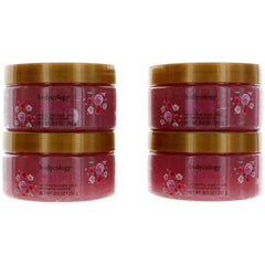 Bodycology Women's Exfolianting Sugar Scrub - 10.5 oz Each Sweet Love, Pack of 4