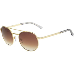 Bolle Unisex Sunglasses - Gold Shiny Frame | BOLLE OVA GOLD SHINY - BROWN GRADIENT
