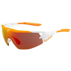 Bolle Unisex Sunglasses - Plastic | BOLLE AEROMAX WHITE MATTE/FLUO ORANGE - TNS FIRE