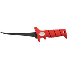 Bubba Blade Fillet Knife - Wiffie Tapered Flex Red and White Textured Handle | 1085876