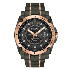 Bulova Men's Diamond Watch - Precisionist Two Tone Stainless Steel Dive | 98D149