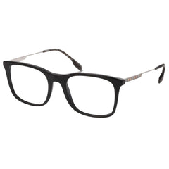 Burberry Men's Eyeglasses - Black Square Frame Clear Demo Lens, 51 mm | BE2343 3001