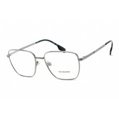 Burberry Men's Eyeglasses - Clear Lens Gunmetal Metal Square Frame | 0BE1368 1003
