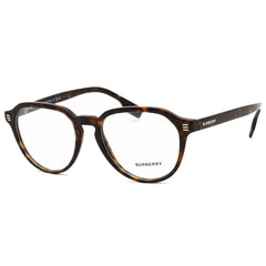 Burberry Men's Eyeglasses - Dark Havana Round Plastic Frame, 52 mm | 0BE2368 3002