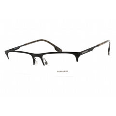 Burberry Men's Eyeglasses - Matte Black Plastic Rectangular Shape Frame | 0BE1344 1007