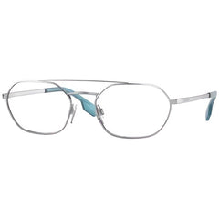 Burberry Men's Eyeglasses - Silver Metal Geometric Frame | BURBERRY 0BE1351 1005