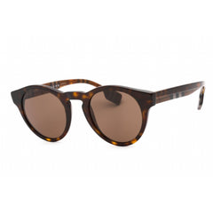 Burberry Men's Sunglasses - Full Rim Havana Plastic Round Frame | 0BE4359F 399173
