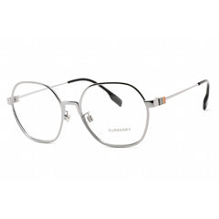 Burberry Unisex Eyeglasses - Full Rim Hexagon Gunmetal Metal Frame | 0BE1379D 1003