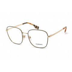 Burberry Unisex Eyeglasses - Full Rim Square Pale Gold/Black Frame | 0BE1347 1109