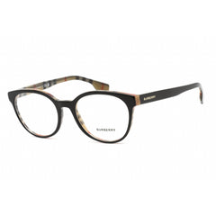 Burberry Unisex Eyeglasses - Top Black On Vintage Check Plastic Frame | BE2315 3838