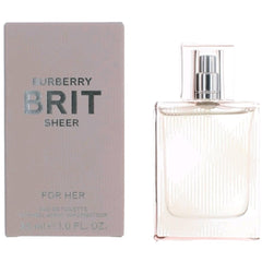 Burberry Women's Eau De Toilette Spray - Brit Sheer Sparkling Floral Delight, 1oz
