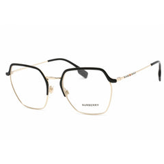 Burberry Women's Eyeglasses - Black Metal Full Rim Frame Clear Lens | 0BE1371 1326
