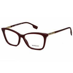 Burberry Women's Eyeglasses - Bordeaux Cat Eye Frame Clear Lens, 55 mm | BE2348 3403