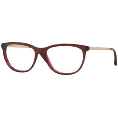 Burberry Women's Eyeglasses - Bordeaux Plastic Square Frame | BURBERRY 0BE2189 3014