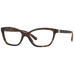 Burberry Women's Eyeglasses - Dark Havana Plastic Cat Eye | BURBERRY 0BE2221 3002