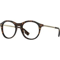 Burberry Women's Eyeglasses - Dark Havana Plastic Round Frame | BURBERRY 0BE2287F 3002