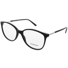 Burberry Women's Eyeglasses - Full Rim Black Plastic Round Shape Frame | 0BE2128 3001