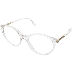 Burberry Women's Eyeglasses - Full Rim Clear Plastic/Metal Oval Frame | 0BE2349 3024