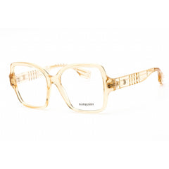 Burberry Women's Eyeglasses - Full Rim Square Shape Beige Plastic Frame | 0BE2374 4063