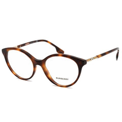Burberry Women's Eyeglasses - Havana Acetate Frame Clear Demo Lens | 0BE2349 3316