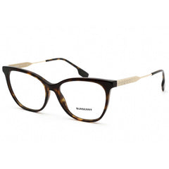 Burberry Women's Eyeglasses - Havana Cat Eye Frame Clear Demo Lens | BE2333 3002