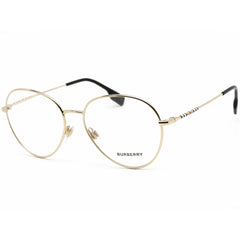 Burberry Women's Eyeglasses - Light Gold Full Rim Frame Clear Demo Lens | 0BE1366 1109