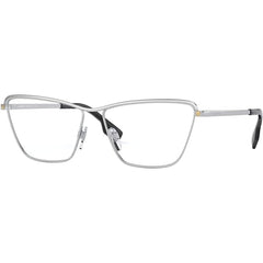 Burberry Women's Eyeglasses - Silver Metal Cat Eye Frame | BURBERRY 0BE1343 1303