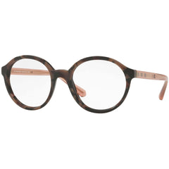 Burberry Women's Eyeglasses - Spotted Brown Round Full Rim | BURBERRY 0BE2254 3624