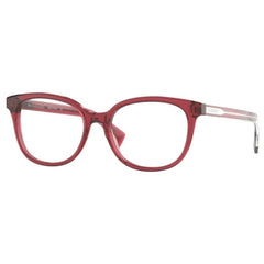 Burberry Women's Eyeglasses - Transparent Red Square Frame | BURBERRY 0BE2291 3796