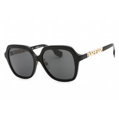 Burberry Women's Sunglasses - Black Rectangular Frame Grey Lens | 0BE4389F 300187
