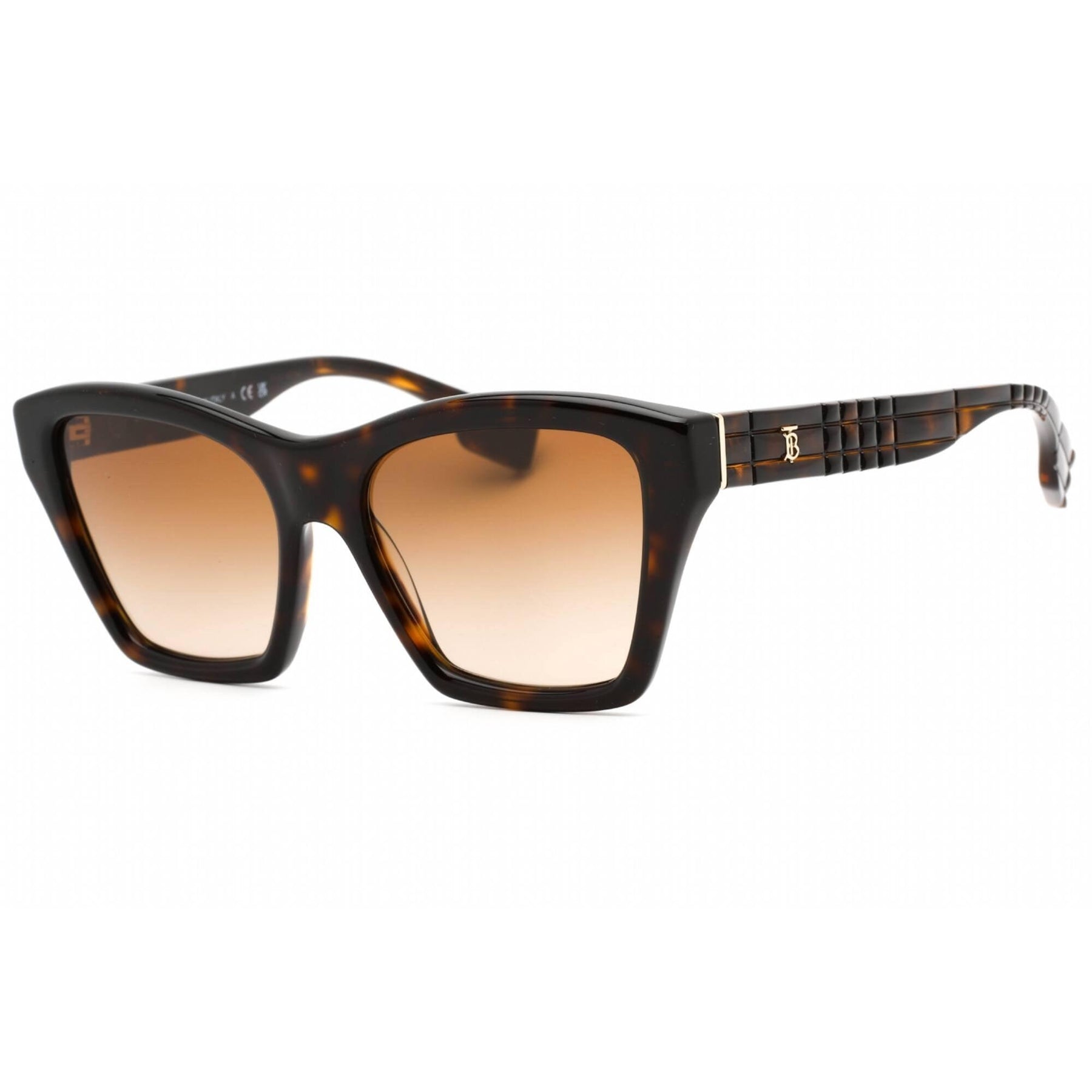 Burberry Women\'s Matte Brown Gradient Eyeglasses! Burberry BE4464D Oval Sunglasses | Fashion Eyewear US main image 3